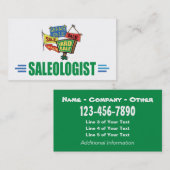 Garage Anwesen Sale Antiqua Visitenkarte (Vorne/Hinten)