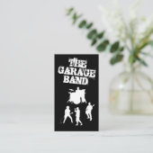 Garage Band Music Visitenkarte (Stehend Vorderseite)