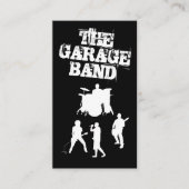 Garage Band Musik Visitenkarte (Vorderseite)