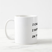 Garage Comes First - I Can’t, I Have Garage Plans Kaffeetasse (Links)