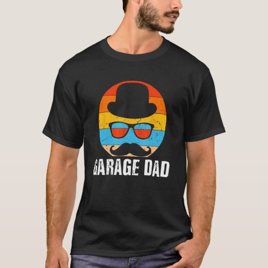 Garage Dad Car  Daddy Car Enthusiast Father Lifest T-Shirt (Vorderseite)