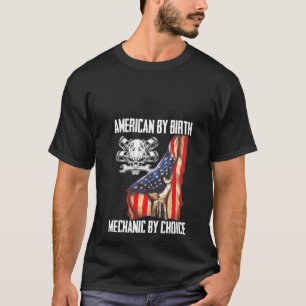 Garage Damen 4. Juli-Flagge Amerikanerin von Gebur T-Shirt