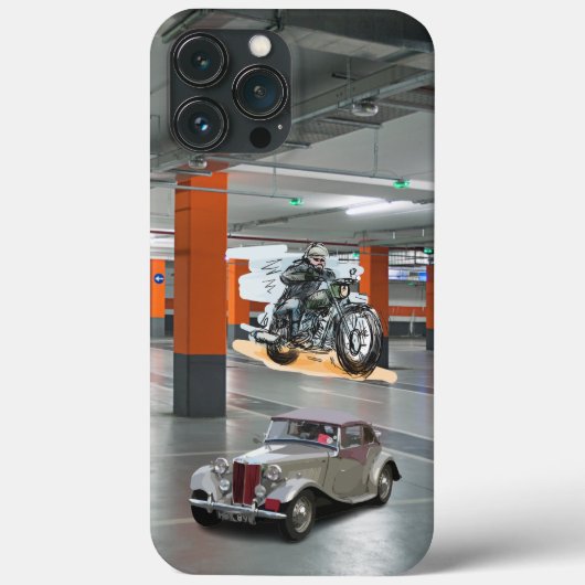 Garage Design Slim Fit iPhone Case | iPhone case (Rückseite)