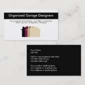 Garage, die Visitenkarten umgestaltet Visitenkarte (Vorne/Hinten)