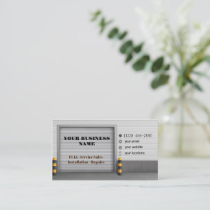 Garage Door Business Cards Visitenkarte