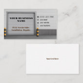 Garage Door Business Cards Visitenkarte (Vorne/Hinten)