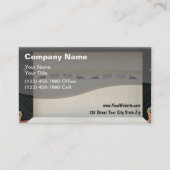 Garage Door Business Cards Visitenkarte (Vorderseite)