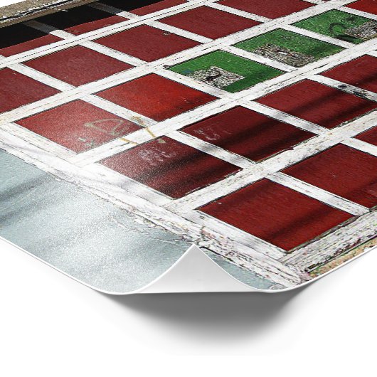 Garage Door Fotodruck (Ecke)