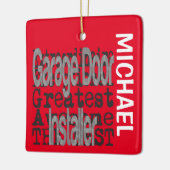 Garage Door Installer Extraordinaire CUSTOM Keramikornament (Links)