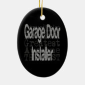 Garage Door Installer Extraordinaire Keramikornament (Hinten)