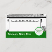 Garage Door Moderne Visitenkarten Visitenkarte (Vorderseite)