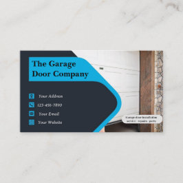 Garage Door Reparaturservice Business Card Visitenkarte