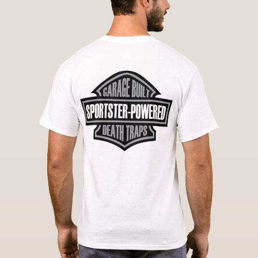 Garage errichtete Todesfalle T-Shirt (Rückseite)