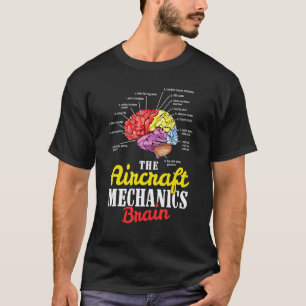 Garage Flugzeug Mechaniker Flugzeug Luftfahrt T-Shirt