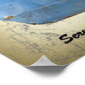 Garage für Buttone Poster (Ecke)