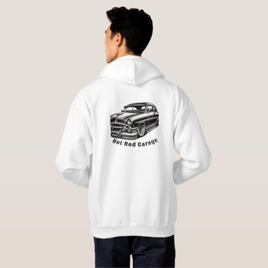 Garage für frisierte Autos Hoodie (Schwarz voll)
