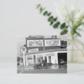 Garage & Gas Station, 1940 Postkarte (Stehend Vorderseite)