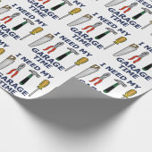 Garage Geschenkpapier (Ecke)