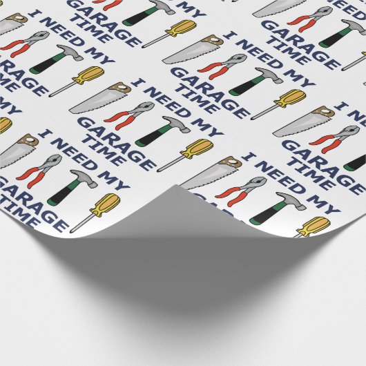 Garage Geschenkpapier (Ecke)