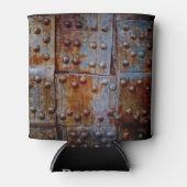 Garage Grunge Metal Image Add Individuelle Name Dosenkühler (Vorderseite)