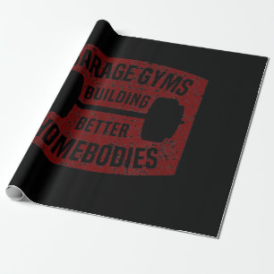 Garage Gyms Building Better Homebodies Barbell Gym Geschenkpapier