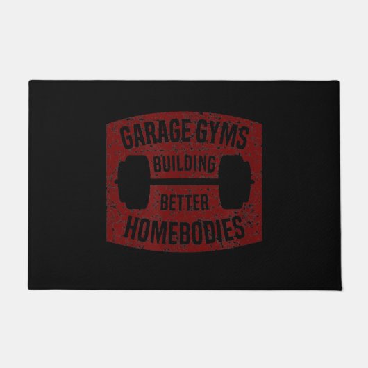 Garage Gyms Gebäude Bessere Homeboards Barbell Gym Fußmatte (Vorderseite)