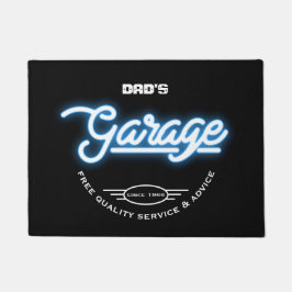 Garage jeglichen Neon-Effekt jedes Sprichwort Retr Fußmatte
