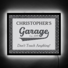 Garage Keine Touch LED-Zeichen