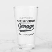 Garage Keine Touch Trinkbehälter Beer Pint Glas (Rückseite)