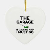 Garage Keramik Ornament (Vorne)