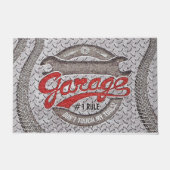 Garage Regeln Doormat, Coole Garage Fußmatte (Vorderseite)