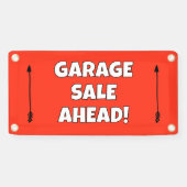 GARAGE SALE AHEAD Banner (Horizontal)