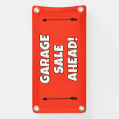 GARAGE SALE AHEAD Banner (Vertikal)