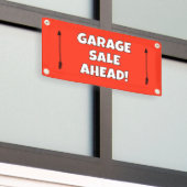 GARAGE SALE AHEAD Banner (Äußeres Gebäude)