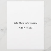 Garage Sale and Yard Sale Ankündigung Flyer (Hinten)