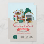 Garage Sale Ankündigung (Vorne/Hinten)