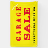 Garage Sale Banner (Vertikal)