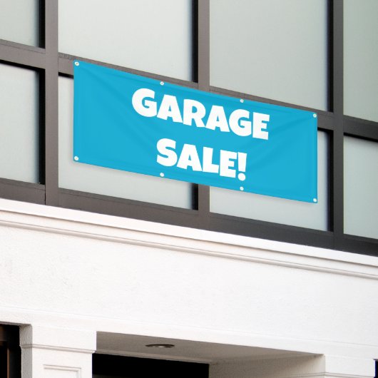 GARAGE SALE! Banner (Äußeres Gebäude)