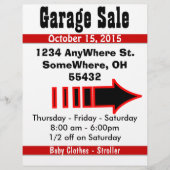 Garage Sale Flyer (Vorne)