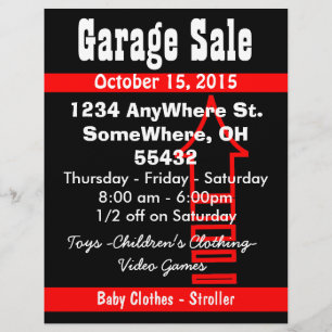 Garage Sale Flyer