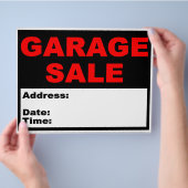 Garage Sale Flyer (Hand)