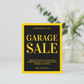 Garage Sale Flyer (Stehend Vorderseite)