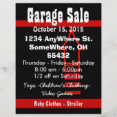 Garage Sale Flyer (Vorne)