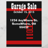 Garage Sale Flyer (Hinten)