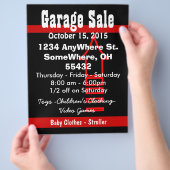 Garage Sale Flyer (Hand)