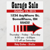 Garage Sale Flyer (Vorne)