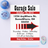 Garage Sale Flyer (Einzeln)