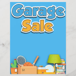 Garage Sale Flyer - 8 1/2" x 11" Vorlage