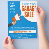Garage Sale Flyer - Neugeborene (Hand)