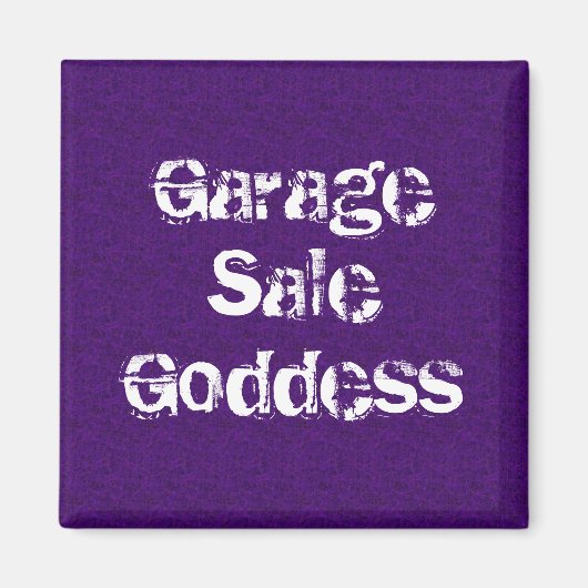 Garage Sale Goddess Magnet (Vorne)